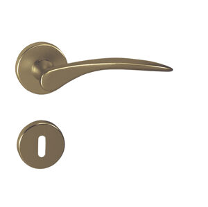 Kľučka na dvere UC - LAMA - R BRM - bronz matný (MP4) | MP-KOVANIA.sk
