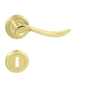 Kľučka na dvere MT - CLASSIC - R (E) ZLL - zlatá lesklá | MP-KOVANIA.sk