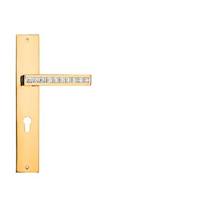 Kľučka na dvere LI - REFLEX 1216 OZ - Pozlátené (24 karátové zlato) | MP-KOVANIA.sk