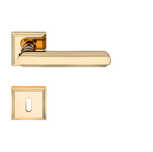 Kľučka na dvere LI - GLAMOR 1555 - HR 016 OZ - Pozlátené (24 karátové zlato) | MP-KOVANIA.sk
