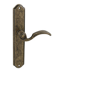 Kľučka na dvere NI - RAMA BRA - bronz antik (OBA) | MP-KOVANIA.sk