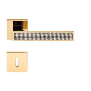 Kľučka na dvere LI - ZEN MESH 1157 - HR 019 OZ - Pozlátené (24 karátové zlato) | MP-KOVANIA.sk