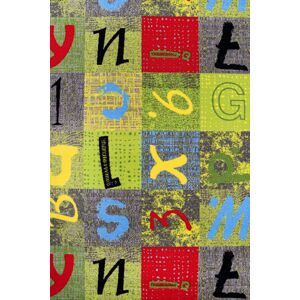 Detský metrážny koberec Alphabet 212 - Zvyšok 272x400 cm