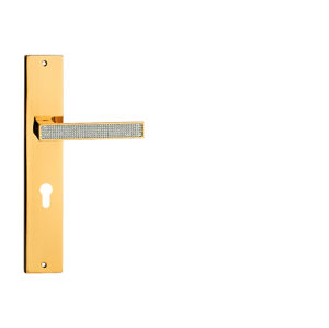 Kľučka na dvere LI - ZEN MESH 1151 OZ - Pozlátené (24 karátové zlato) | MP-KOVANIA.sk