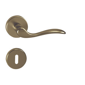 Kľučka na dvere UC - MINA - R BRM - bronz matný (MP4) | MP-KOVANIA.sk